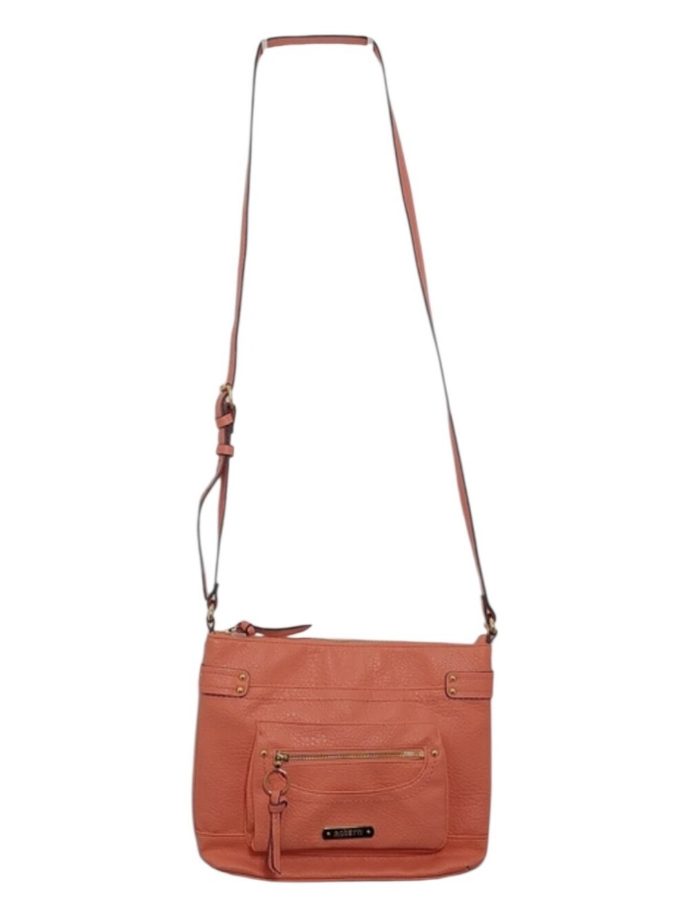 Rosetti Bennet Women’s Coral Crossbody Bag Front Pocket Purse